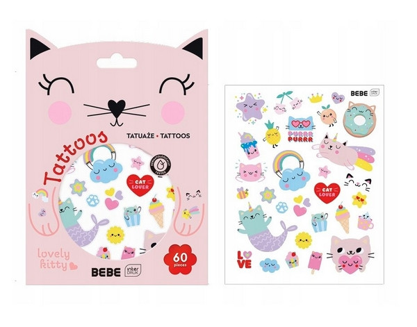 Tatuaże dla dzieci 60szt BEBE Friends Interdruk
